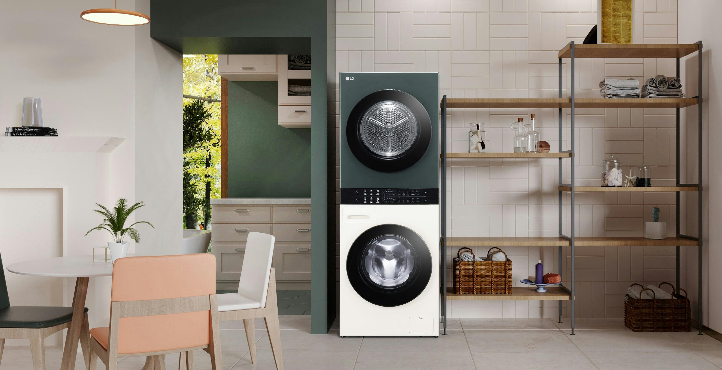 Lavatrice ed asciugatrice integrate: ecco LG WashTower . Diminuisce lo spazio, aumentano le funzioni