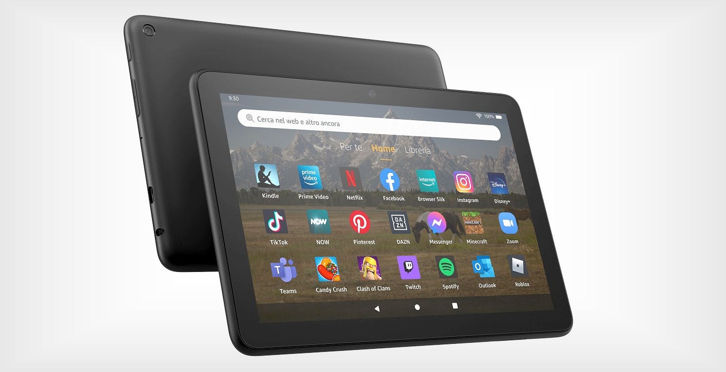 Il nuovo Fire 8 HD di Amazon è più potente, leggero e veloce. In Italia ad ottobre, costa 114,99 euro