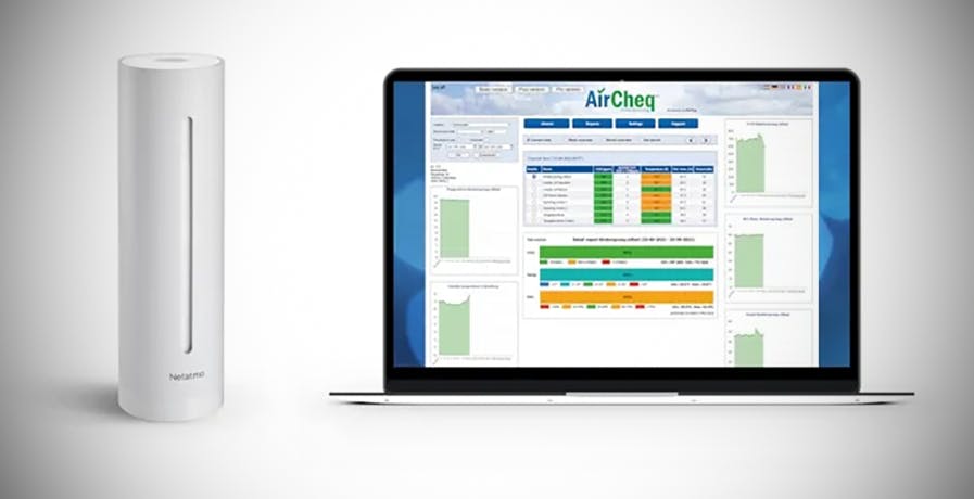 Netatmo evolve il suo misuratore della qualità dell’aria professionale. La stima: "Risparmi del 10% sui consumi"