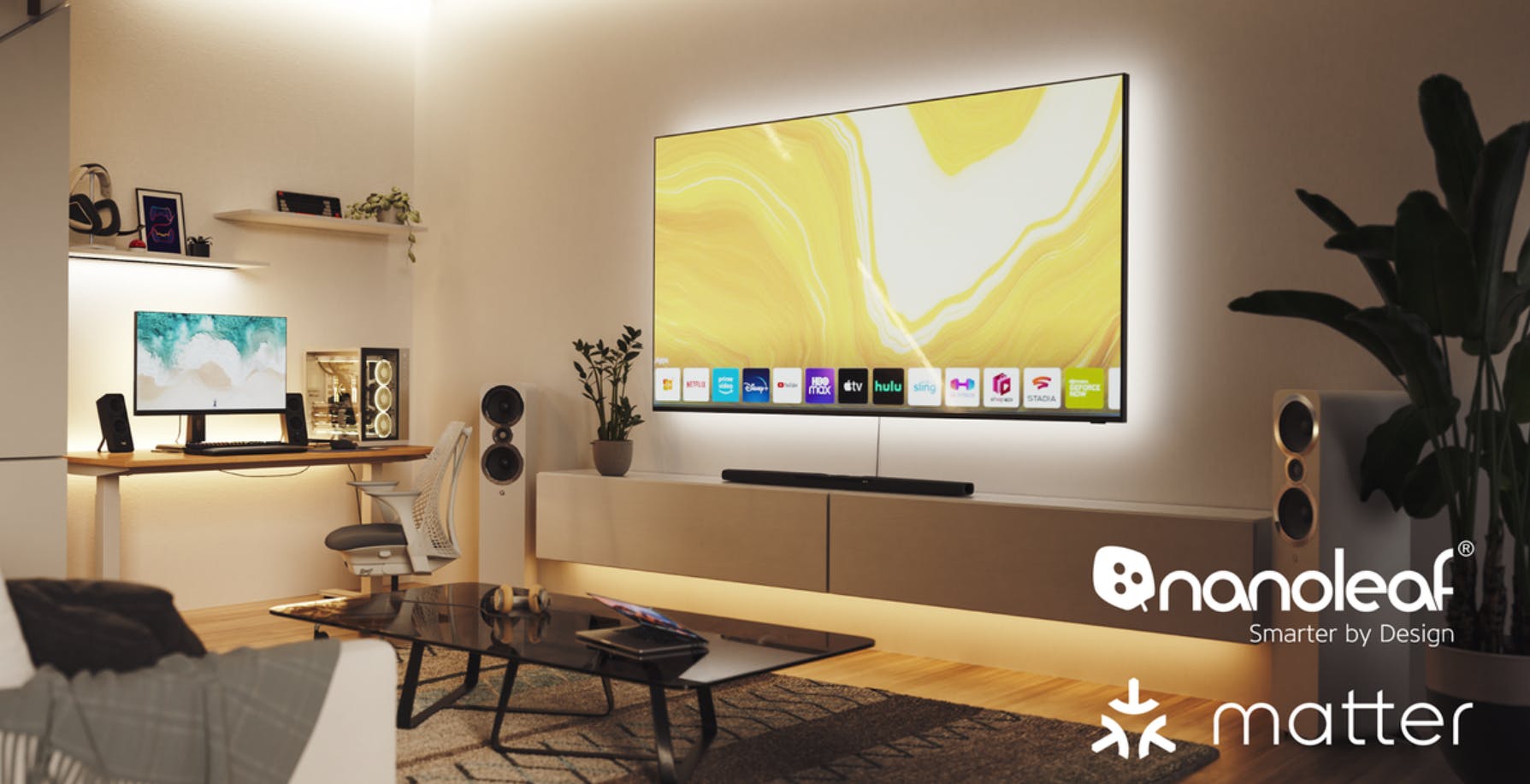 Nanoleaf, la prima lampadina e striscia LED compatibili con Matter sono in preordine. In Italia tra un po’