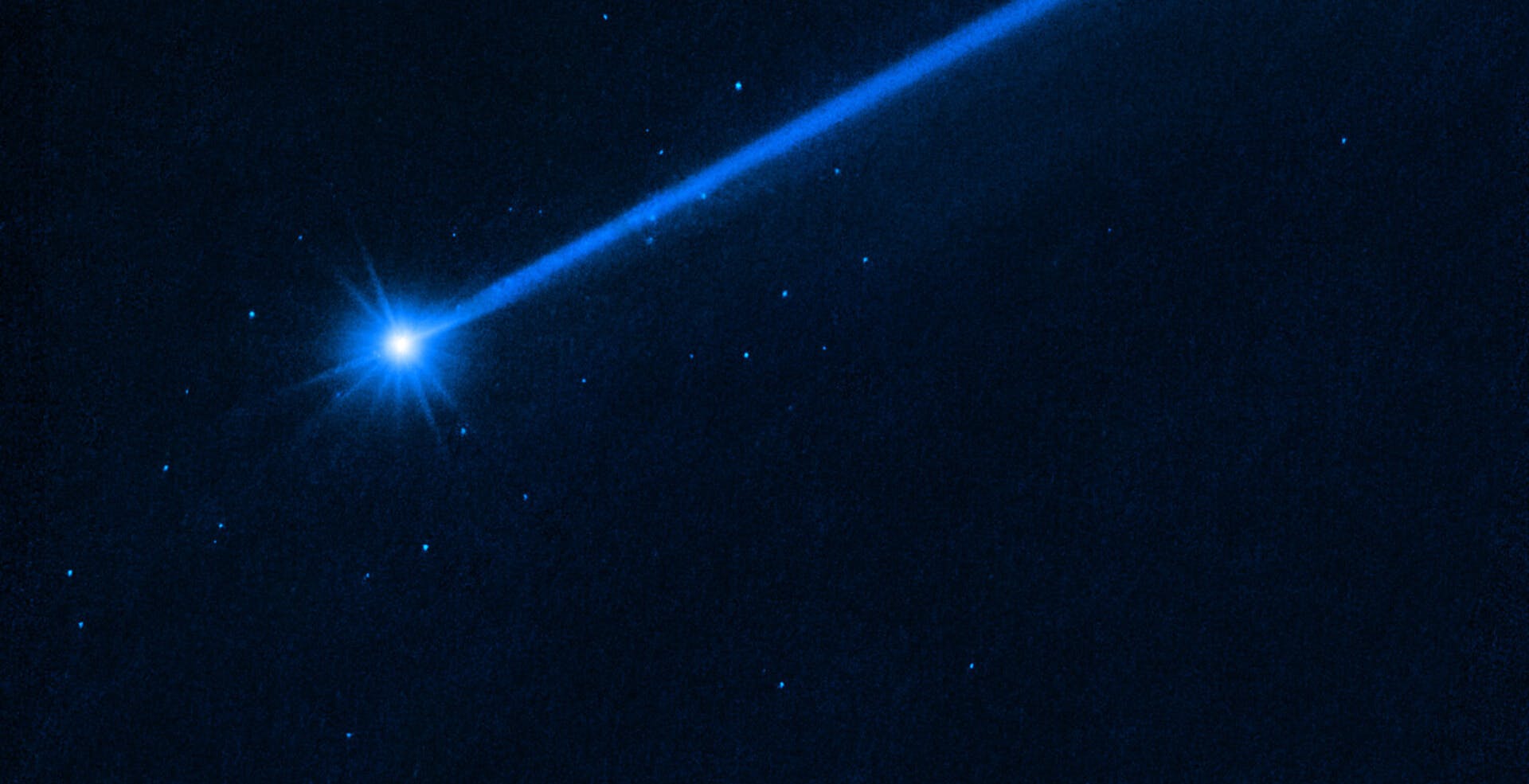 DART ha fatto un macello. Osservato lo sciame di massi prodotto dall’impatto con l’asteroide