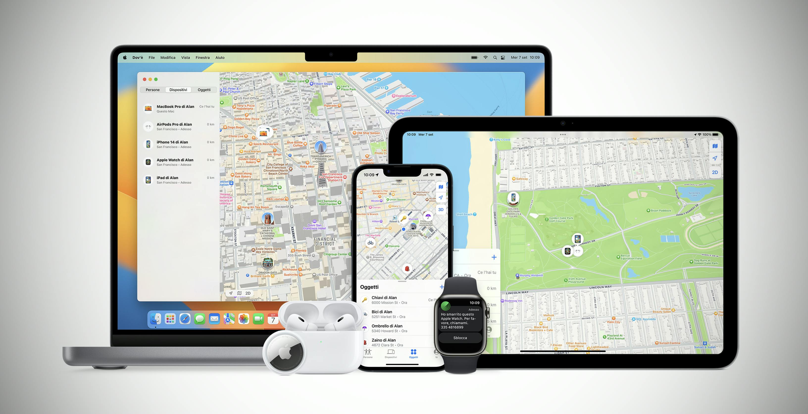 Rete Dov’è di Apple, ecco quanti sono i dispositivi totali che possono essere aggiunti a un account