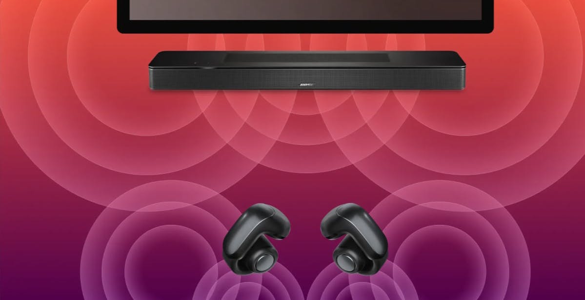 I diffusori surround posteriori non servono più. Bose usa al loro posto gli auricolari wireless